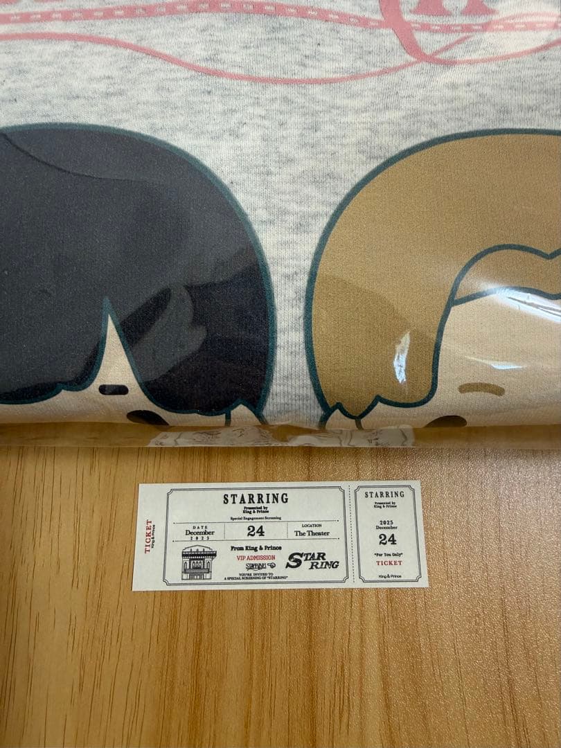 キンプリ STARRING ルームウェア　ステッカー ポップアップストア限定特典