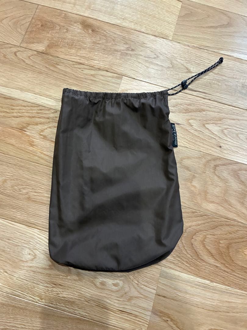 montbell フード付きブラウンジャケット