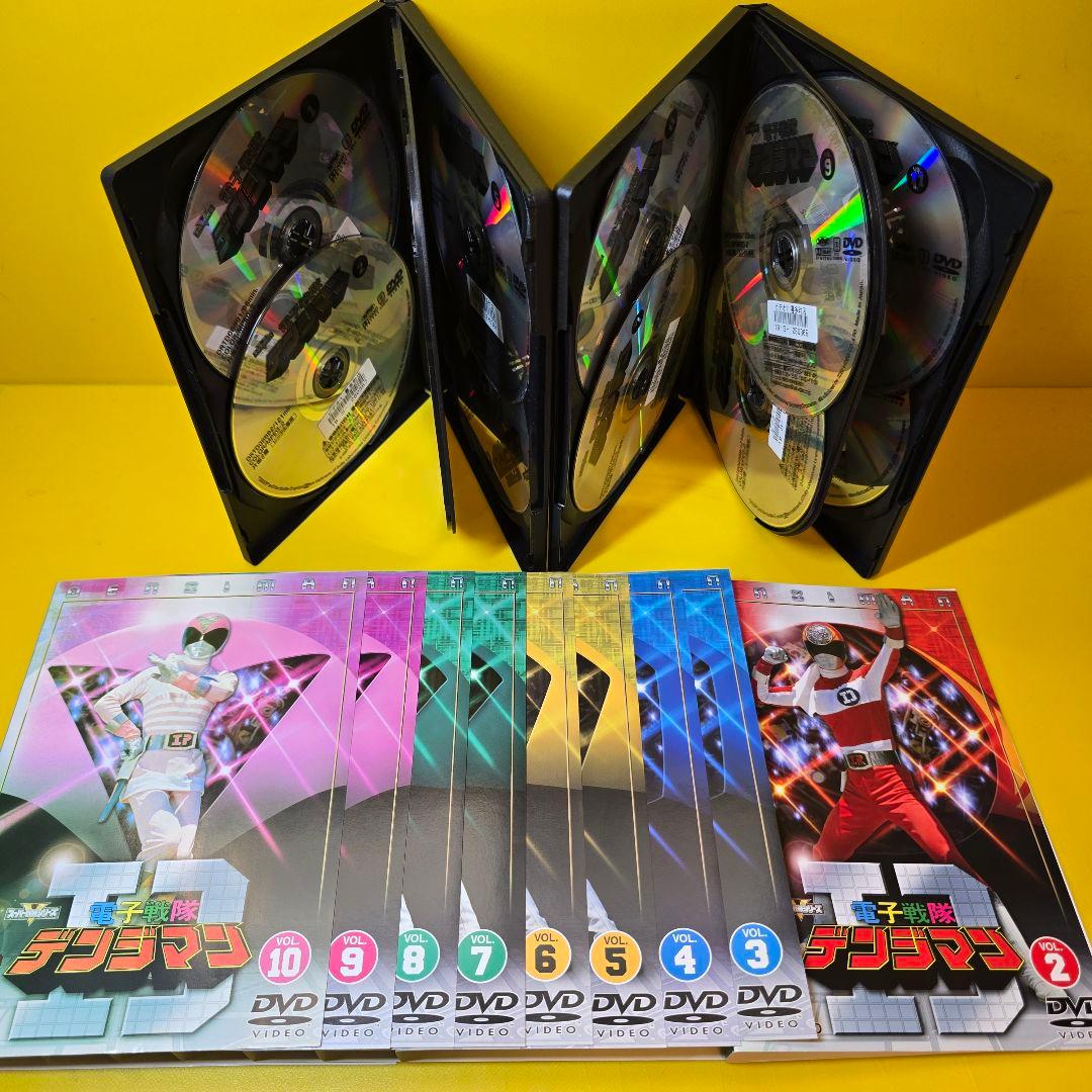 ※新品ケース交換済み　電子戦隊 デンジマン DVD全11巻セット