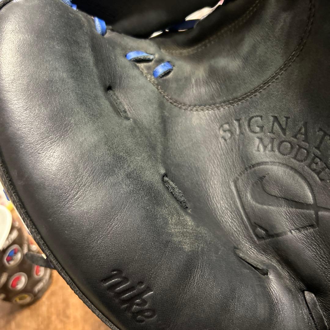 Nike キャッチャーミット　黒/青　城島モデル　軟式