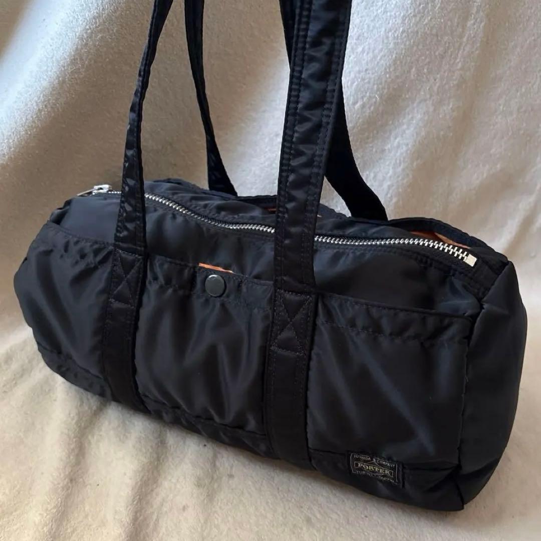美品✨PORTER ポーター タンカー ミニボストンバッグ（L）吉田カバン 黒