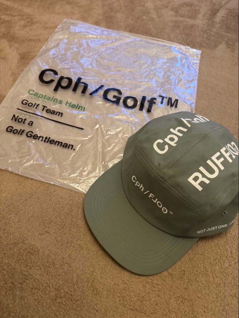 Cph/Golf×RUFFLOG JET CAP、ソックス、マルチカラビナセット
