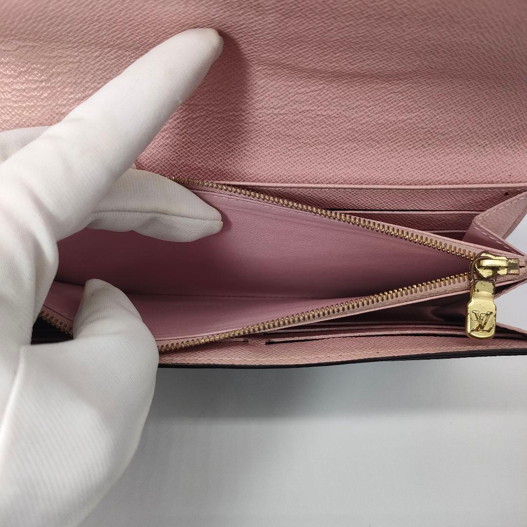 【現行品・鑑定済】ルイヴィトン モノグラム サラ 長財布 ローズバレリーヌ