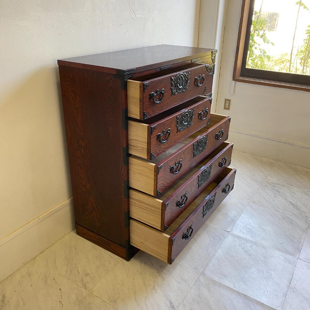 岩谷堂箪笥 チェスト 民芸家具 検査済証付き 和箪笥 民芸タンス 中古