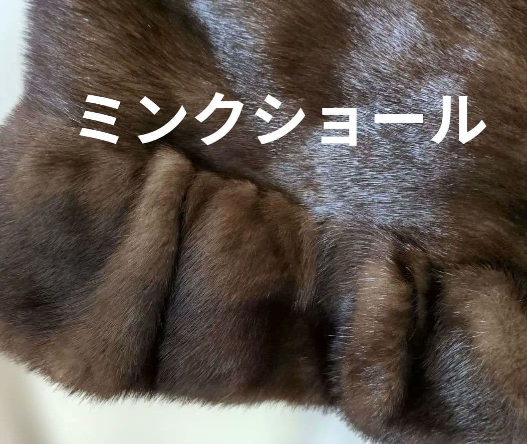 ⭕️ミンクショールフリル付き