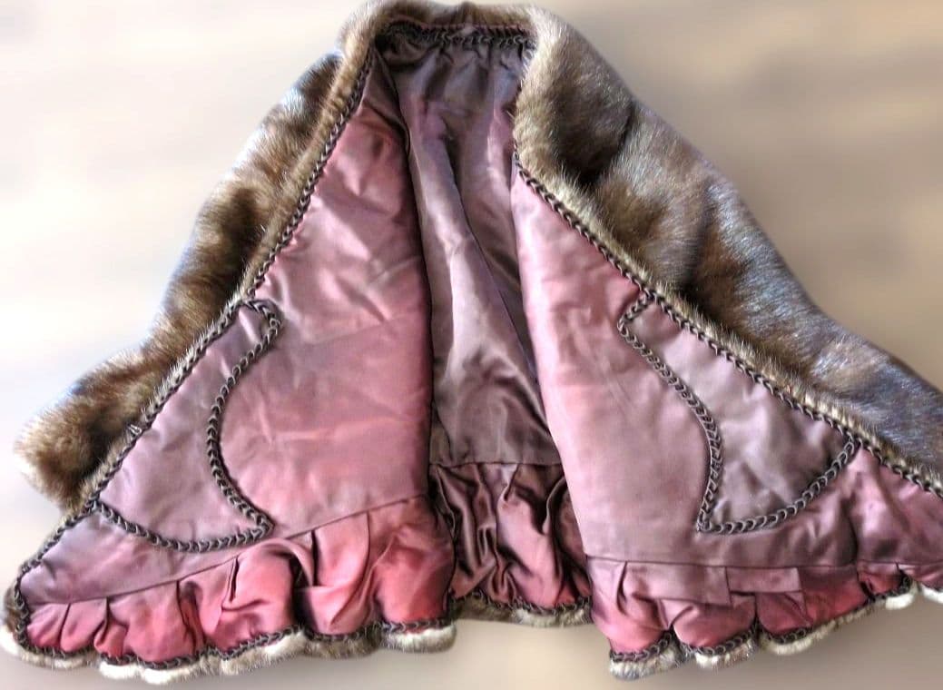 ⭕️ミンクショールフリル付き