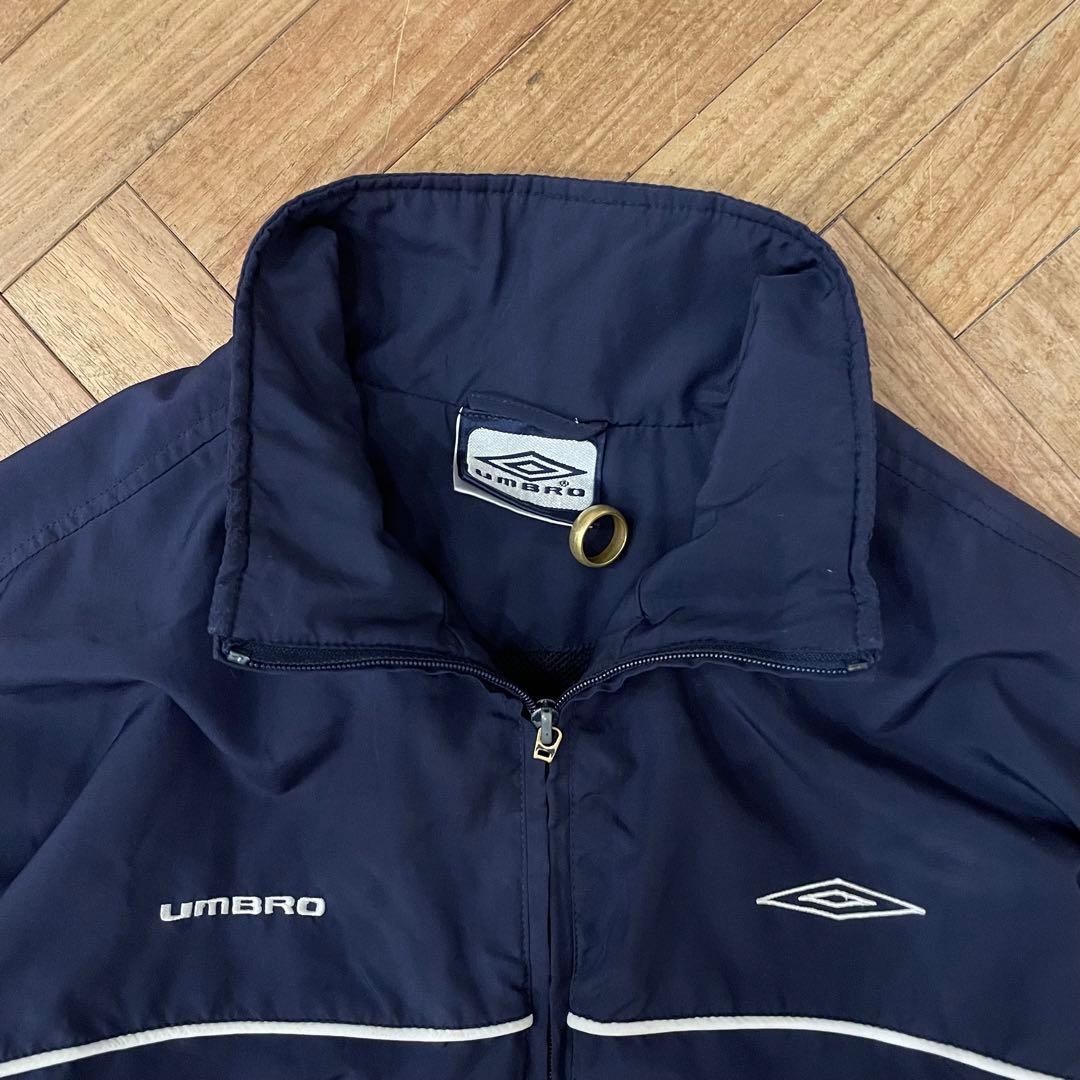 umbro ナイロンジャケット 90年代 アンブロ ネイビー