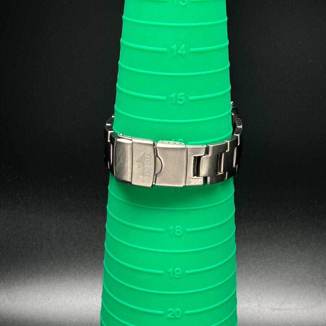 【電波ソーラー/稼働】カシオ プロトレック 腕時計 メンズ チタンベルト