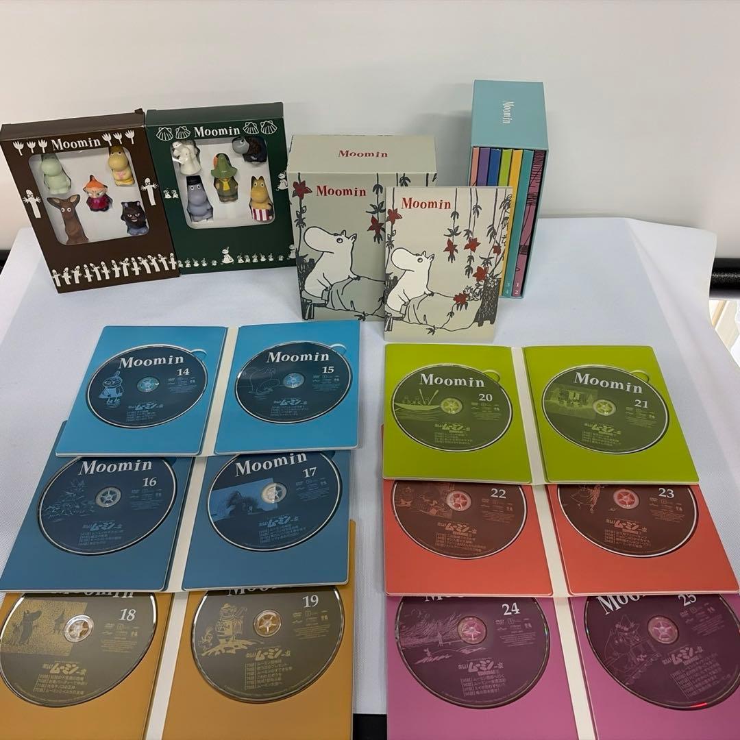MOOMIN DVD 25枚ボックスセット フィギュア付 美品/保管品