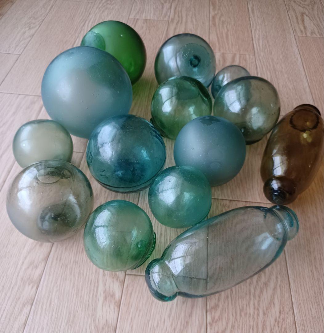 ガラス浮き玉　 シリンダー型浮き