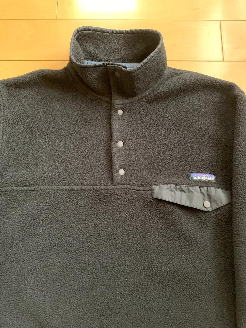 【M】Patagonia 01年 シンチラ スナップT ブラック USA製