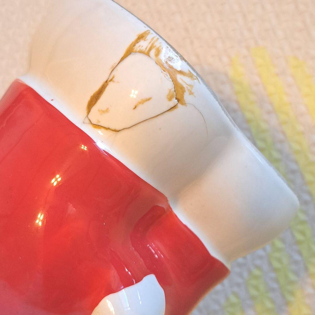 ハローキティ　陶器　貯金箱 立体　フィギュア　バンク　置物　レトロ