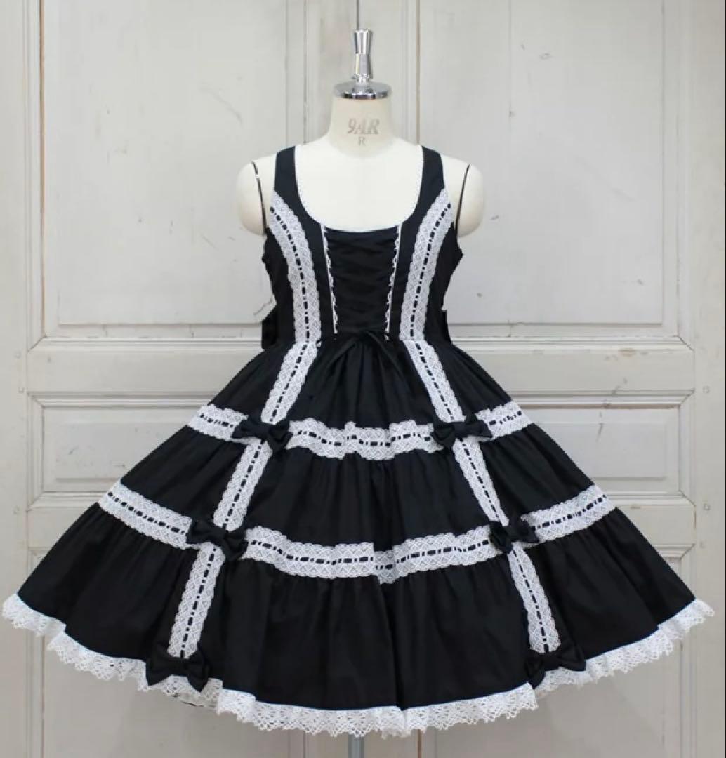 メタモルフォーゼ　木漏れ日のトロイメライ　ティアードジャンパースカート