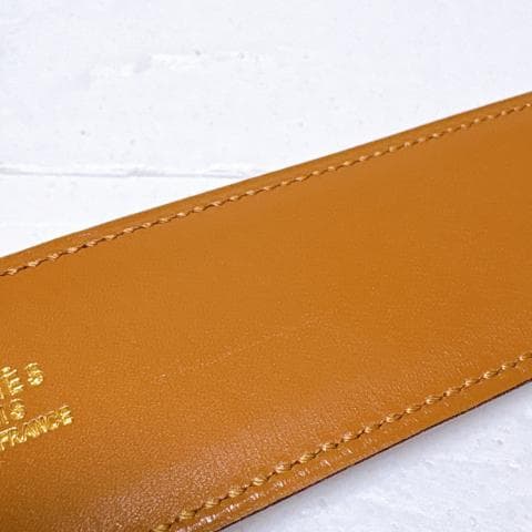 HERMES エルメス コリエドシアン メドール ベルト ブラウン×ゴールド