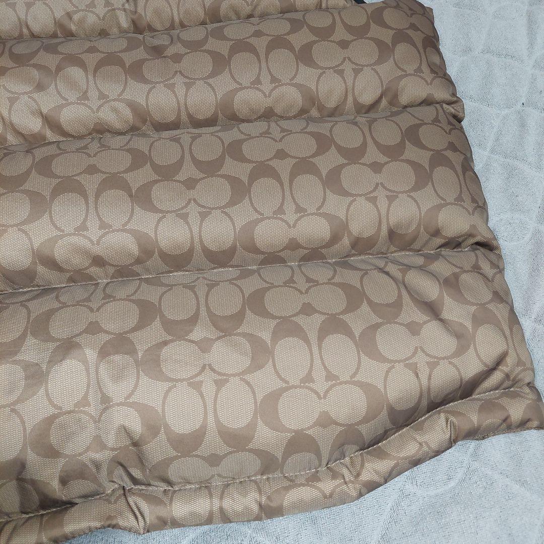 COACH ダウンベスト ベージュ/ブラック