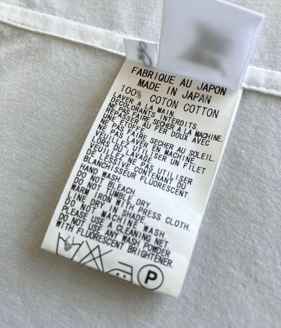 トップス Y's HIGHT-NECKED COLLAR BLOUSE 2021-22AW