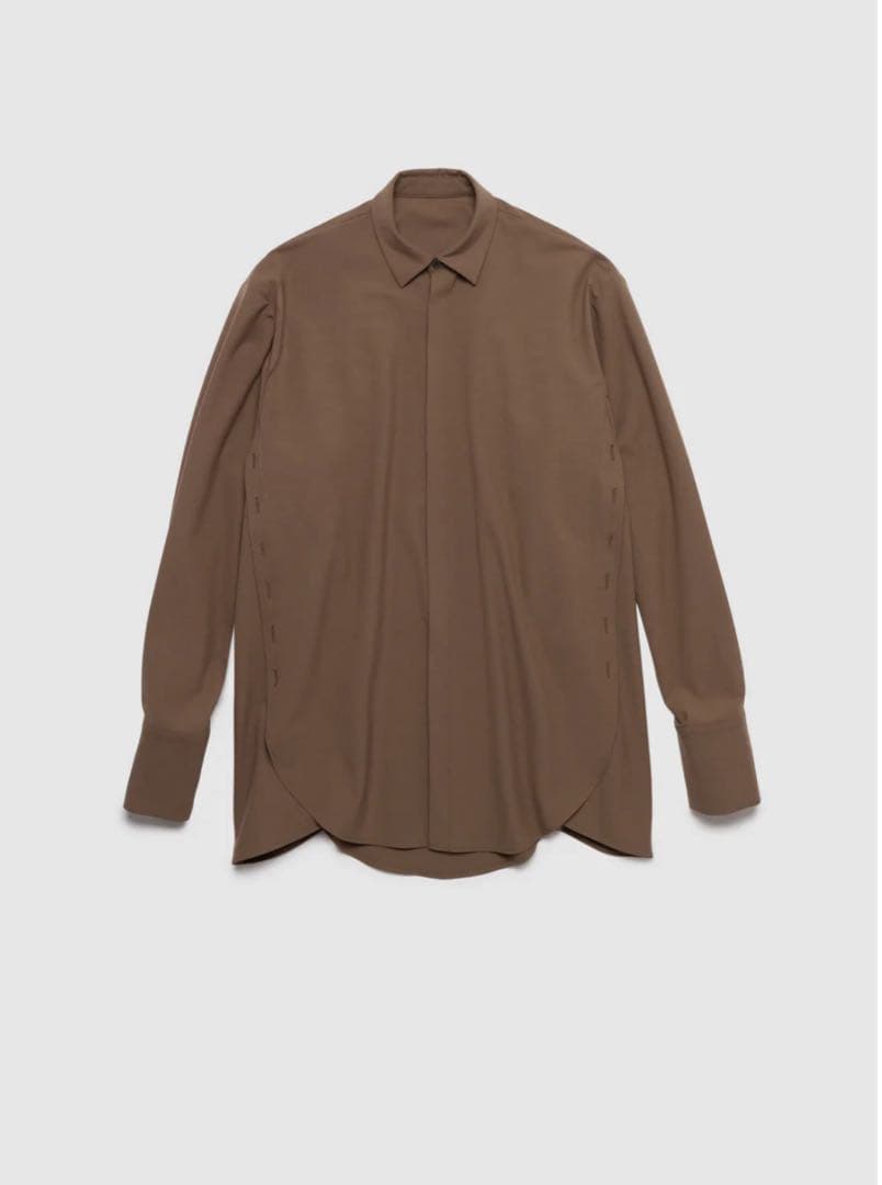 ＆her Side Button Shirts / BROWN