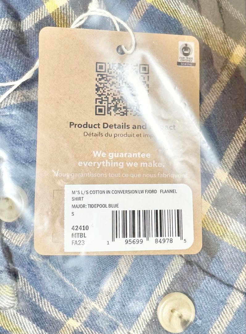 【新品・正規品】 Patagonia フランネルシャツ