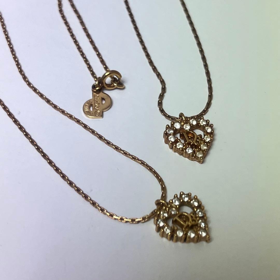 ChristianDior ディオール　ネックレス　ブレスレット　セット　ハート