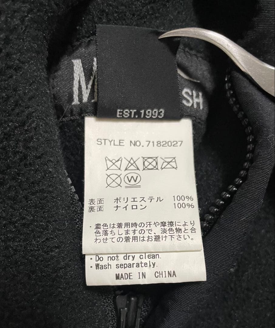 MANASTASH×POLARTEC リバーシブル フリース ナイロンジャケット