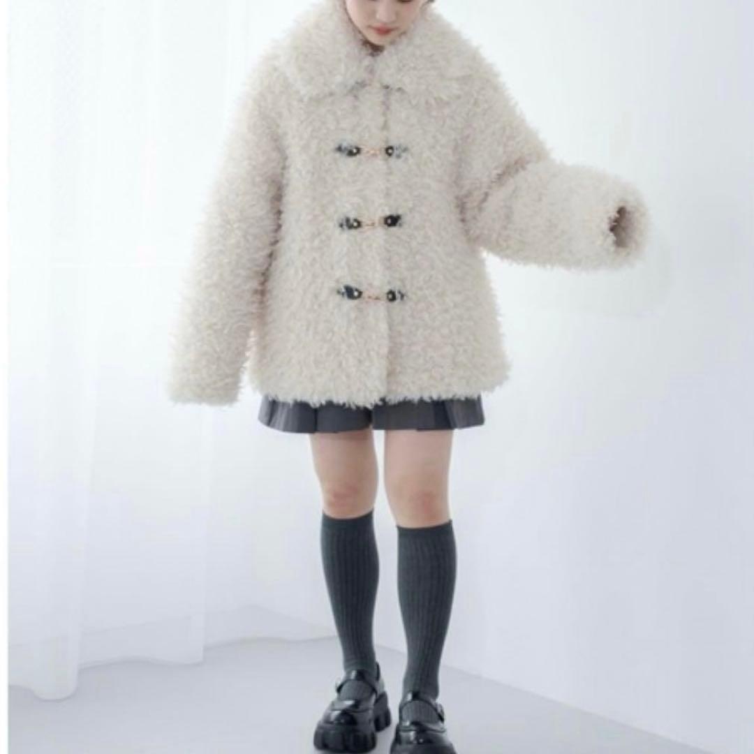 【新品】jumelle ジュメル　プードルビットコート　ダッフルコート　ファー