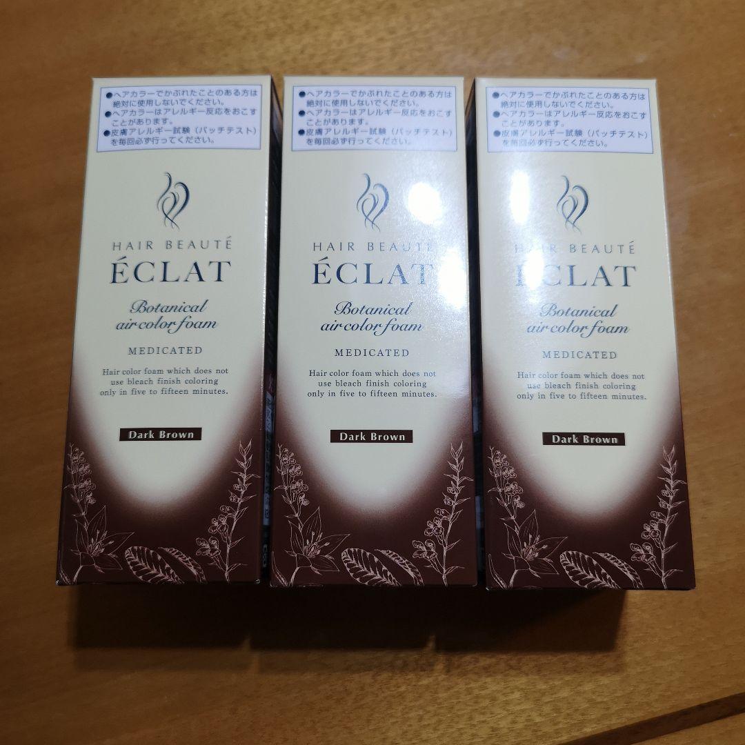 ↓お値下↓【新品未使用】ボタニカルエアカラーフォームダークブラウン 80g×3本
