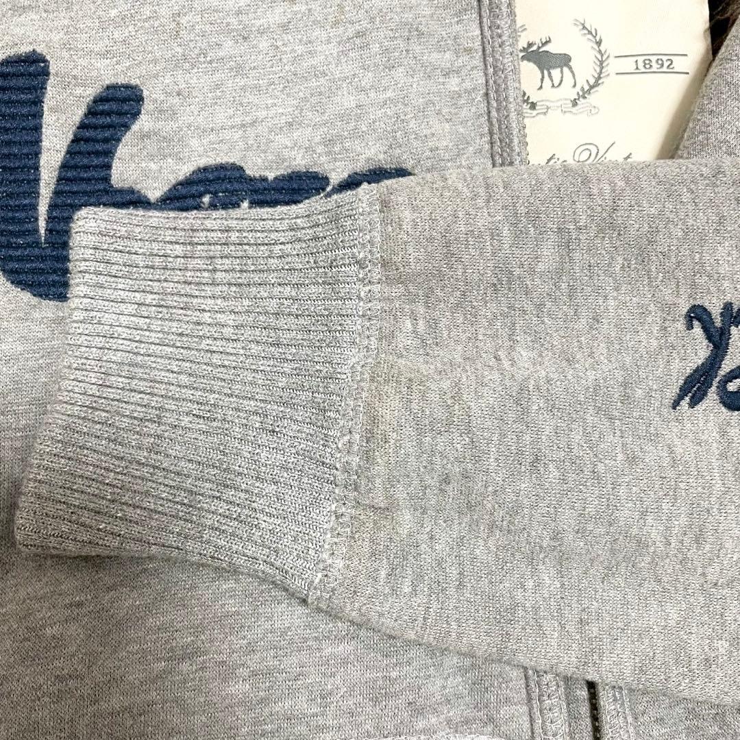 y2k❤️ Abercrombie & Fitch ファー ダブルジップパーカー