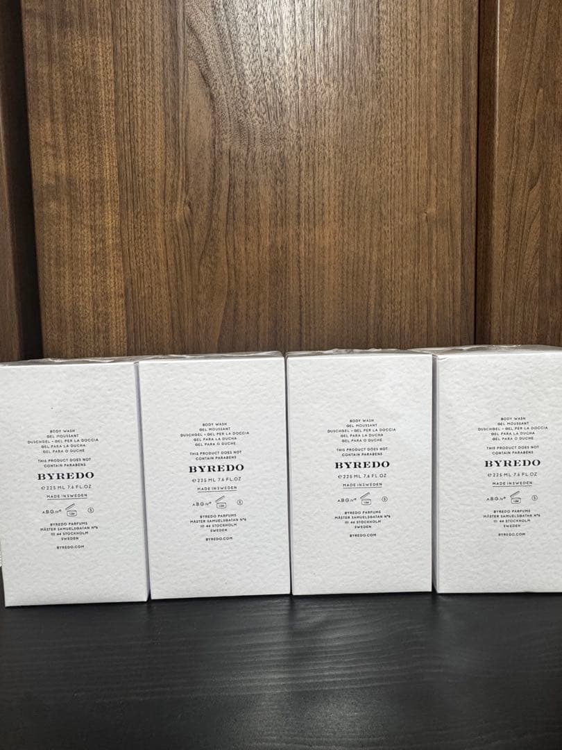 BYREDO シャワージェル 4本セット