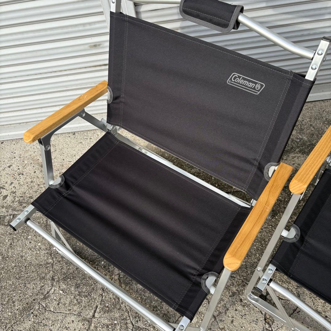 コールマン　コンパクトフォールディングチェア （ブラック）　2脚