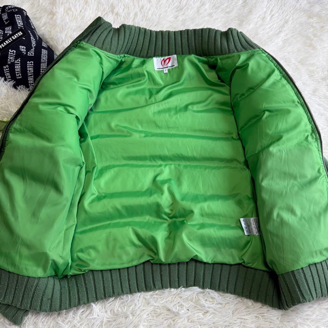 【マスターバニー】美品 ダウンジャケット カーキ 肉厚 1サイズ レディース