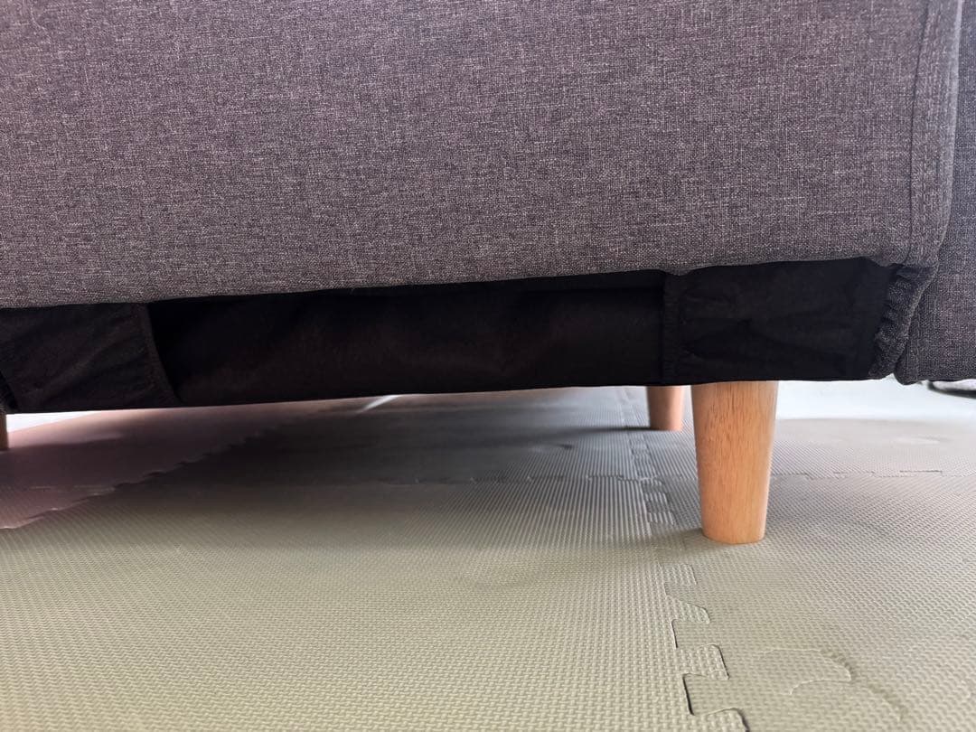 ロウヤ　2人掛けソファベッド　LOWYA ダークグレー