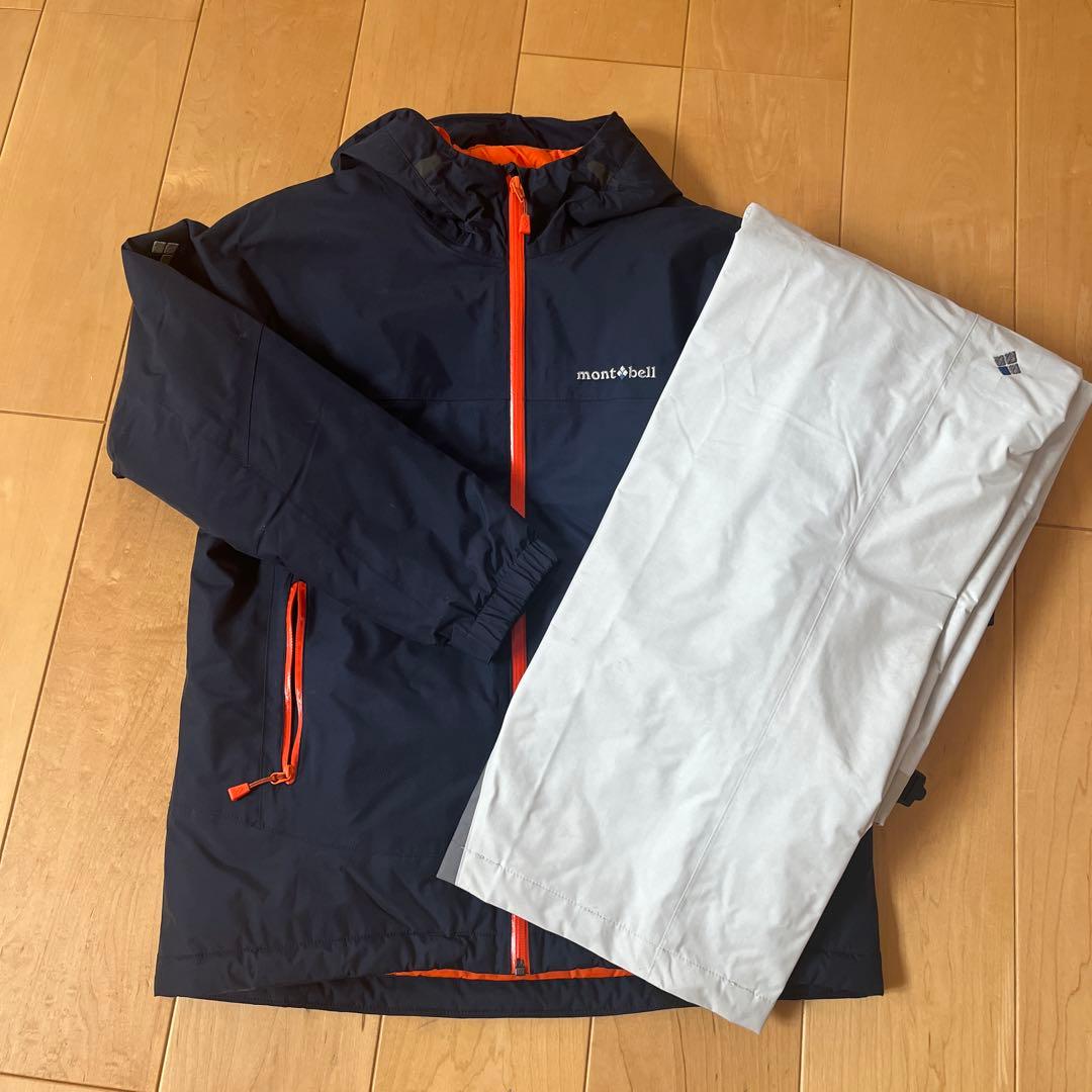 モンベル mont-bell 160cm スキーウェア上下セット