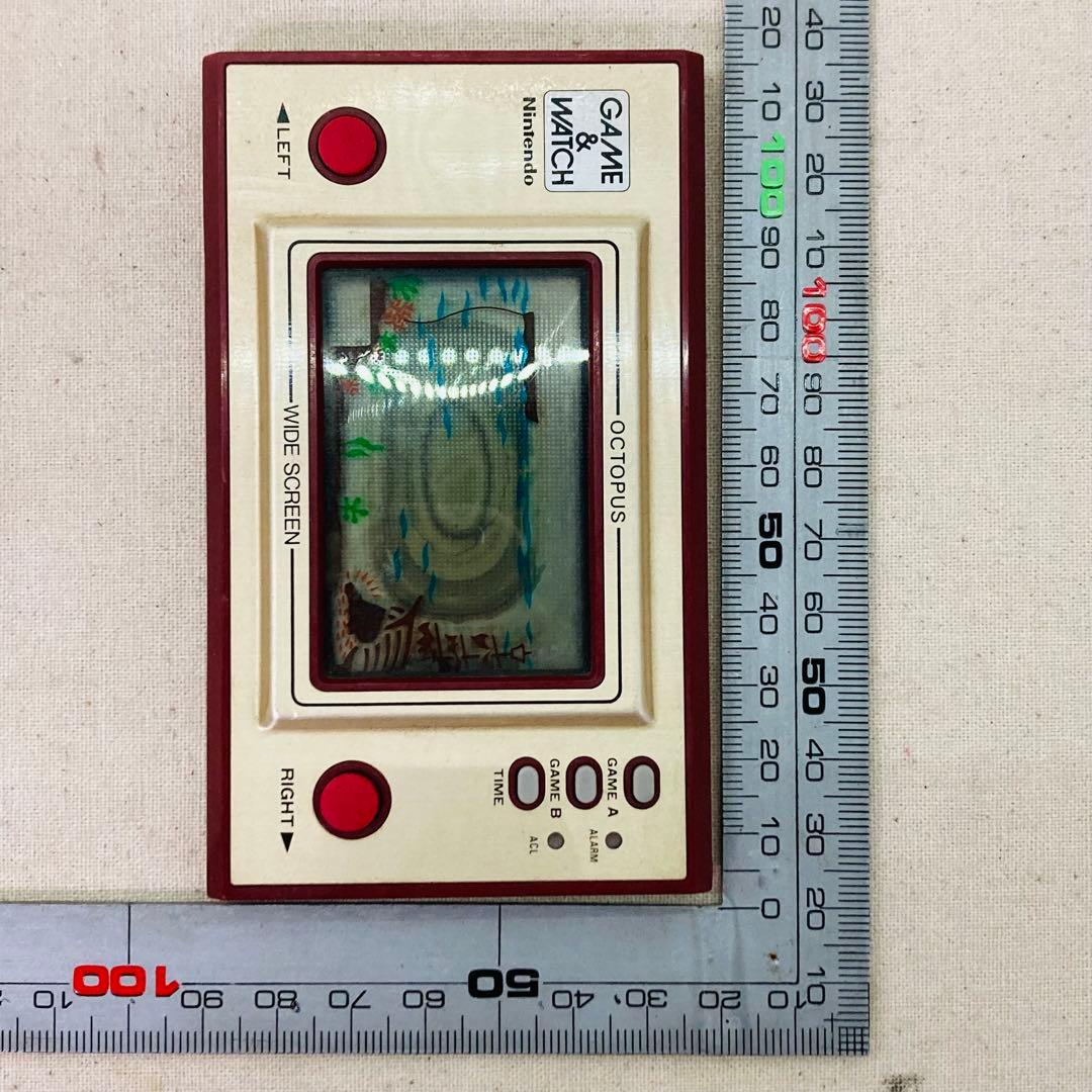 【動作確認済み★1981年】ゲームウォッチ　オクトパス　任天堂　Nintendo