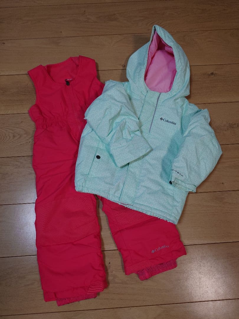 【1度のみ使用】コロンビア　スノーウェア　キッズ3T/100センチ