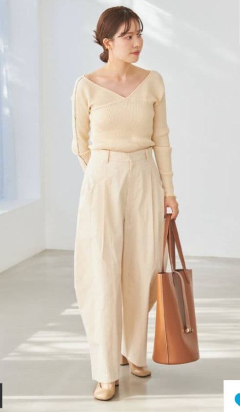 plage バルーンチノパンツ