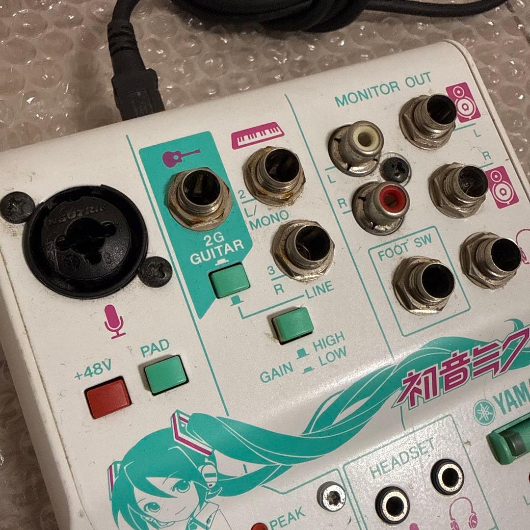 【通電のみ確認】音響ミキサー　YAMAHA AG03-MIKU