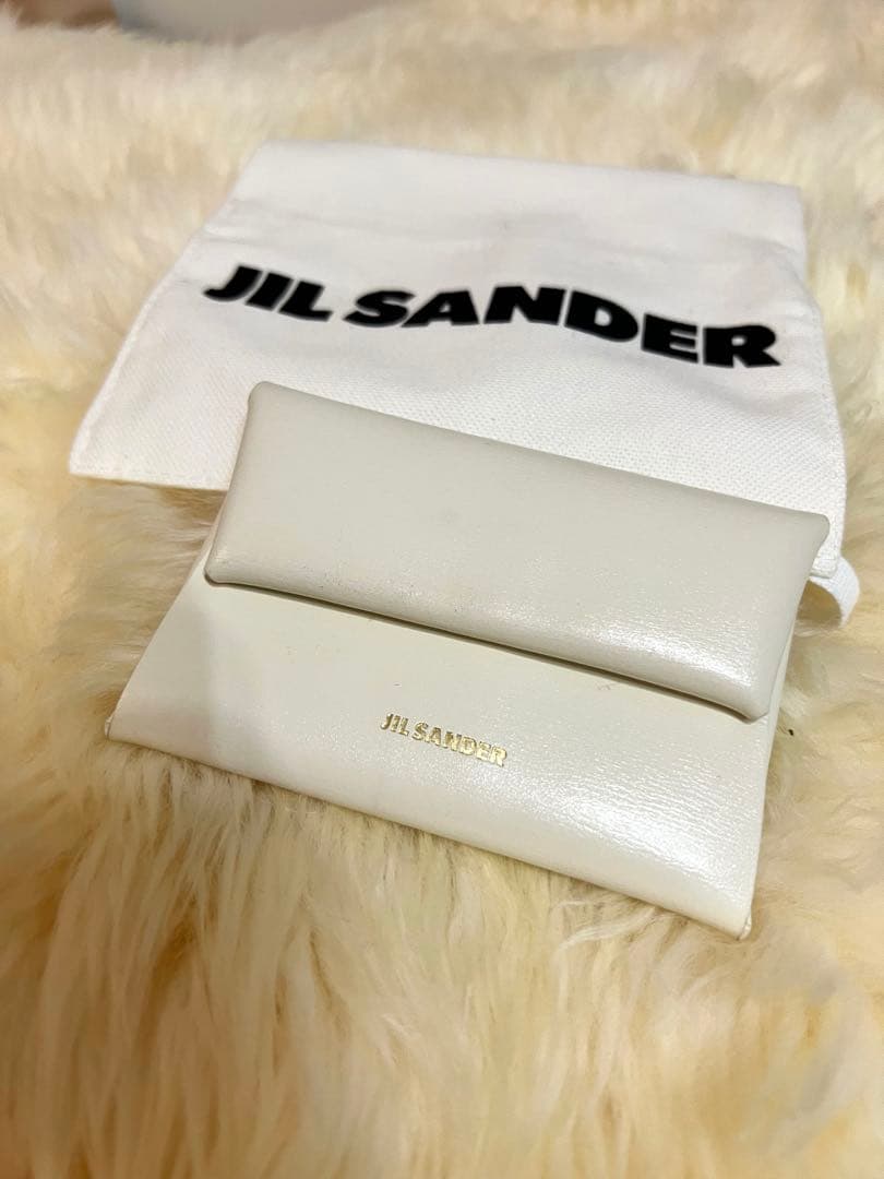 JIL SANDER カードケース　白　USED美品