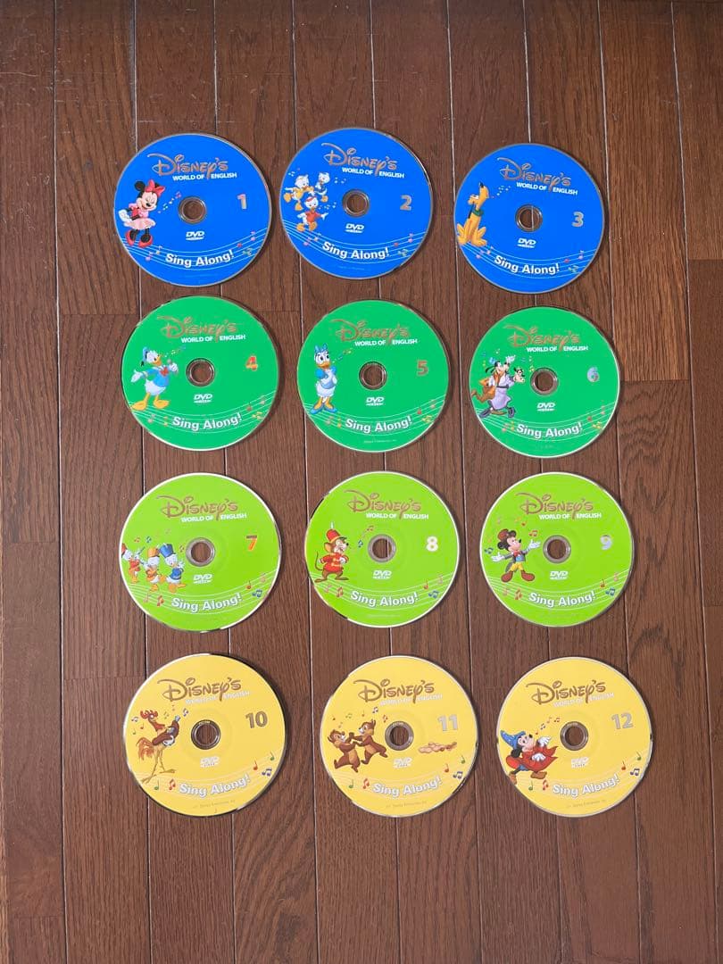 DWE シングアロング DVD 1-12 セット