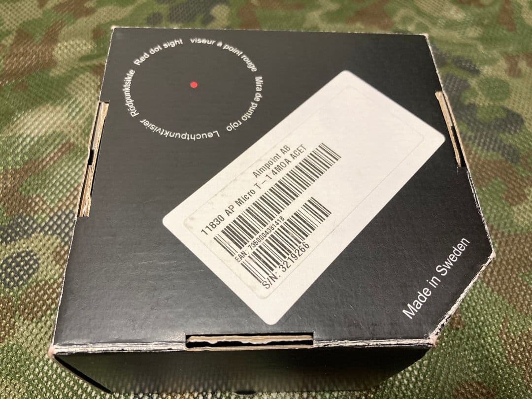 実物 エイムポイント T-1 T1 ドットサイト ダットサイト 純正スペーサー付