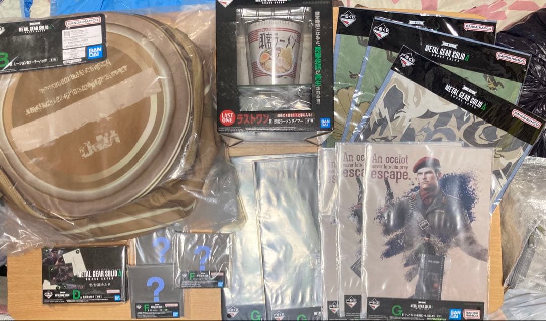 メタルギア　一番くじ　即席ラーメンタイマー　レーション