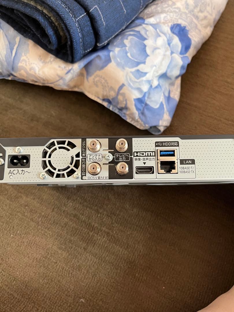 Panasonicブルーレイレコーダー DMR-2W100 中古品