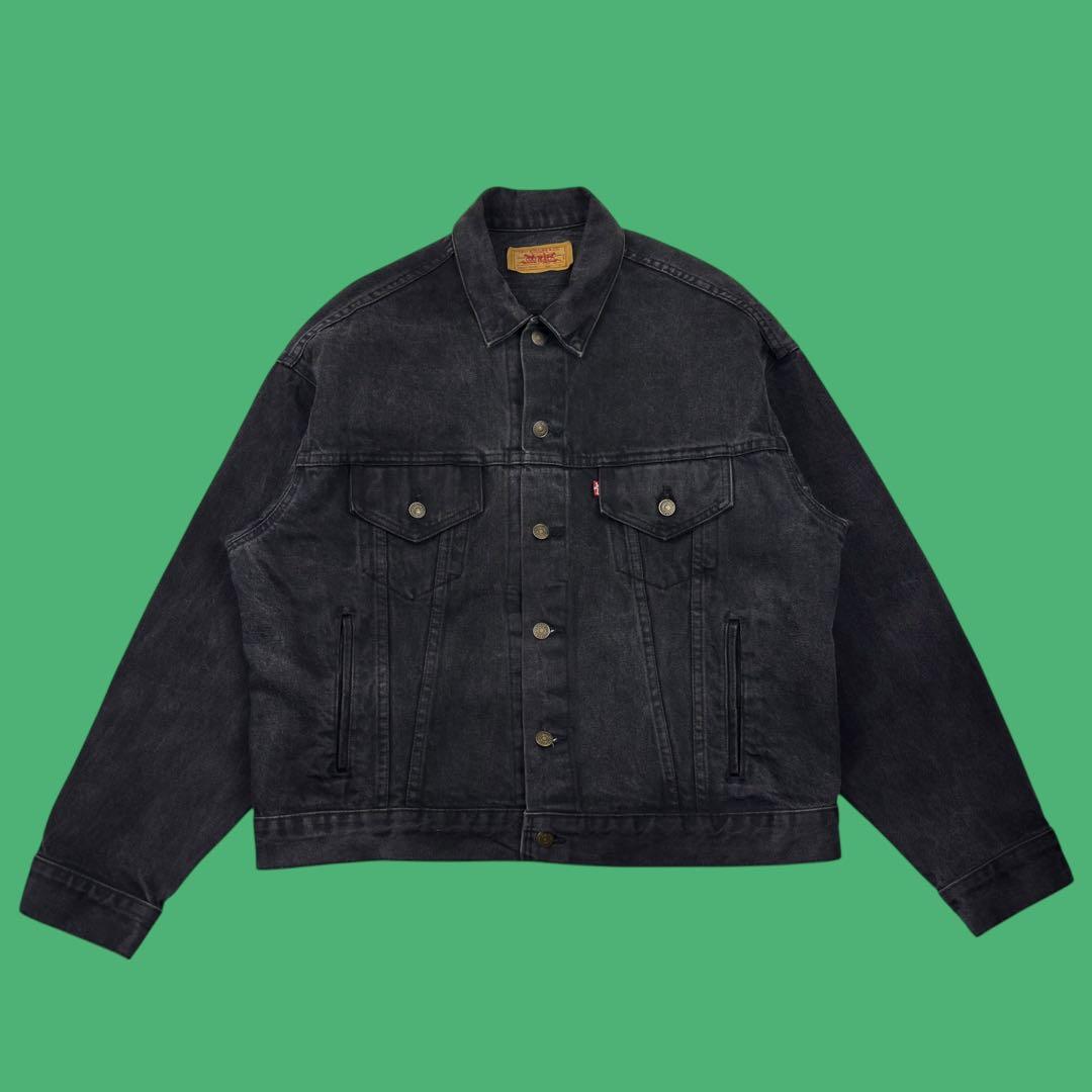 80s Levi's 70507 ブラックデニム ジャケット USA製 L