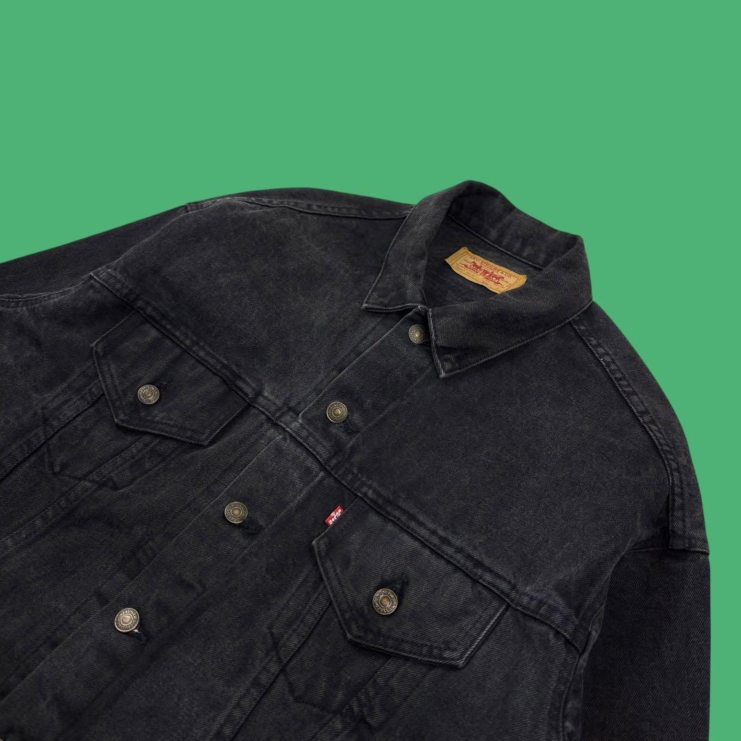 80s Levi's 70507 ブラックデニム ジャケット USA製 L