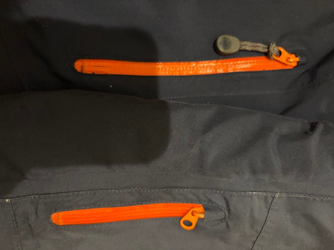 ⭐︎プロフ確認⭐︎ モンベル　子ども用ネイビー/オレンジ　スキーウェア