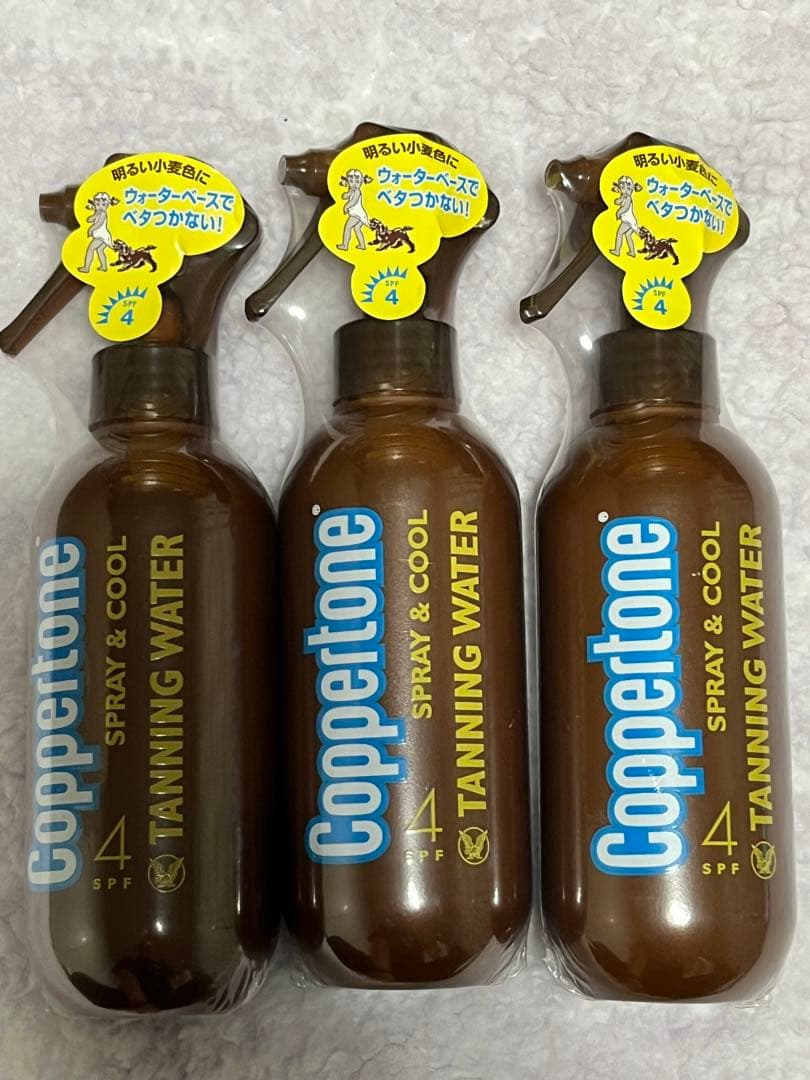 Coppertone Tanning Water SPF4 200ml 3本