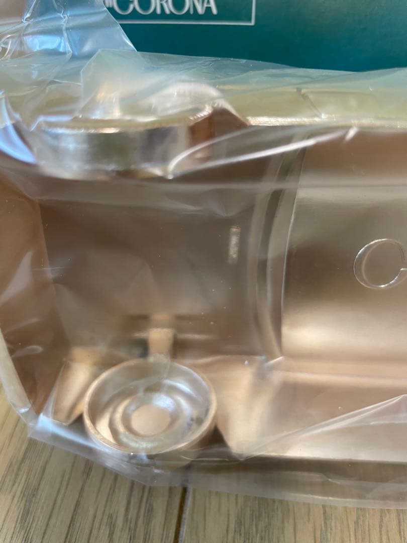 美品トヨタ コロナ メタル製 ゴールド　シガレットケース　ノベルティ　1973