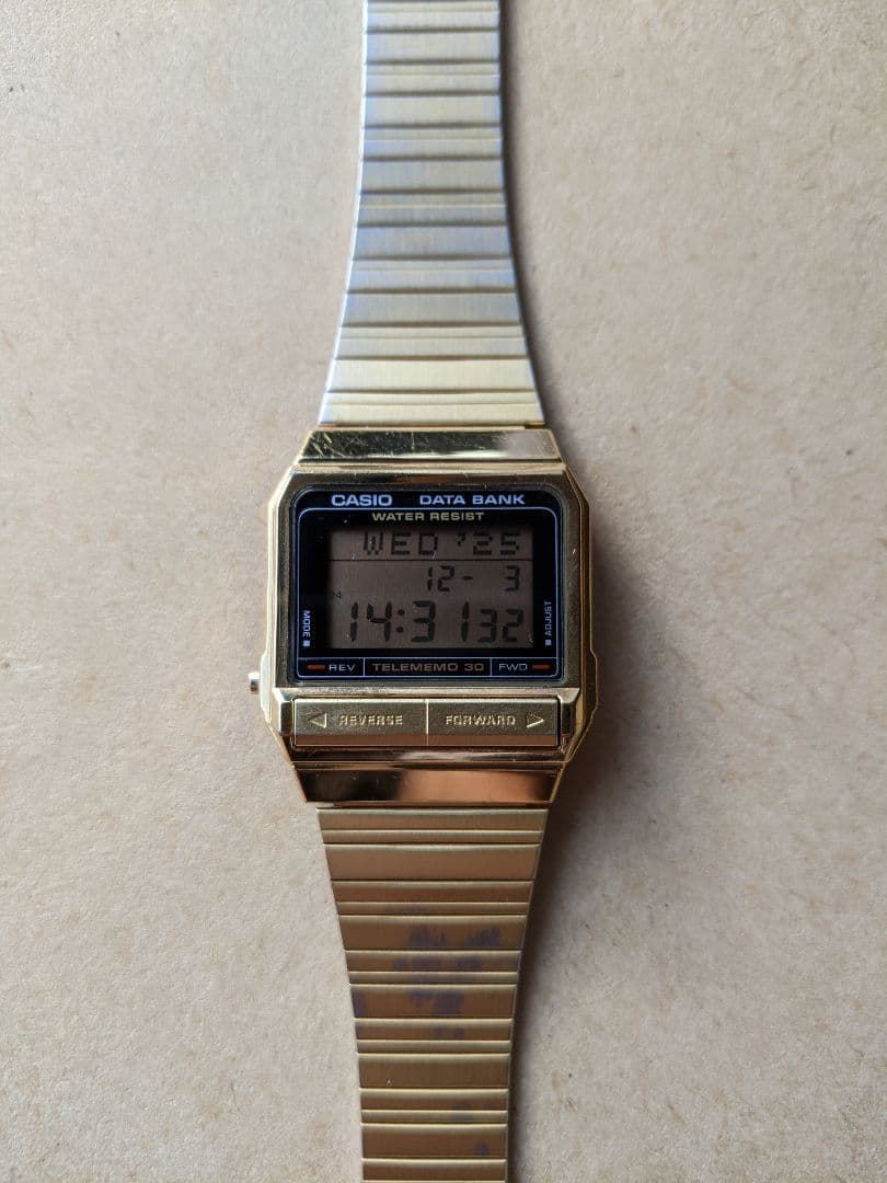 カシオ データバンク DB-310 ゴールド CASIO DATA BANK