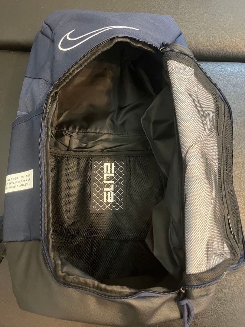 Nike ELITE バスケットボールバッグ ネイビー　ゼブラ柄　未使用
