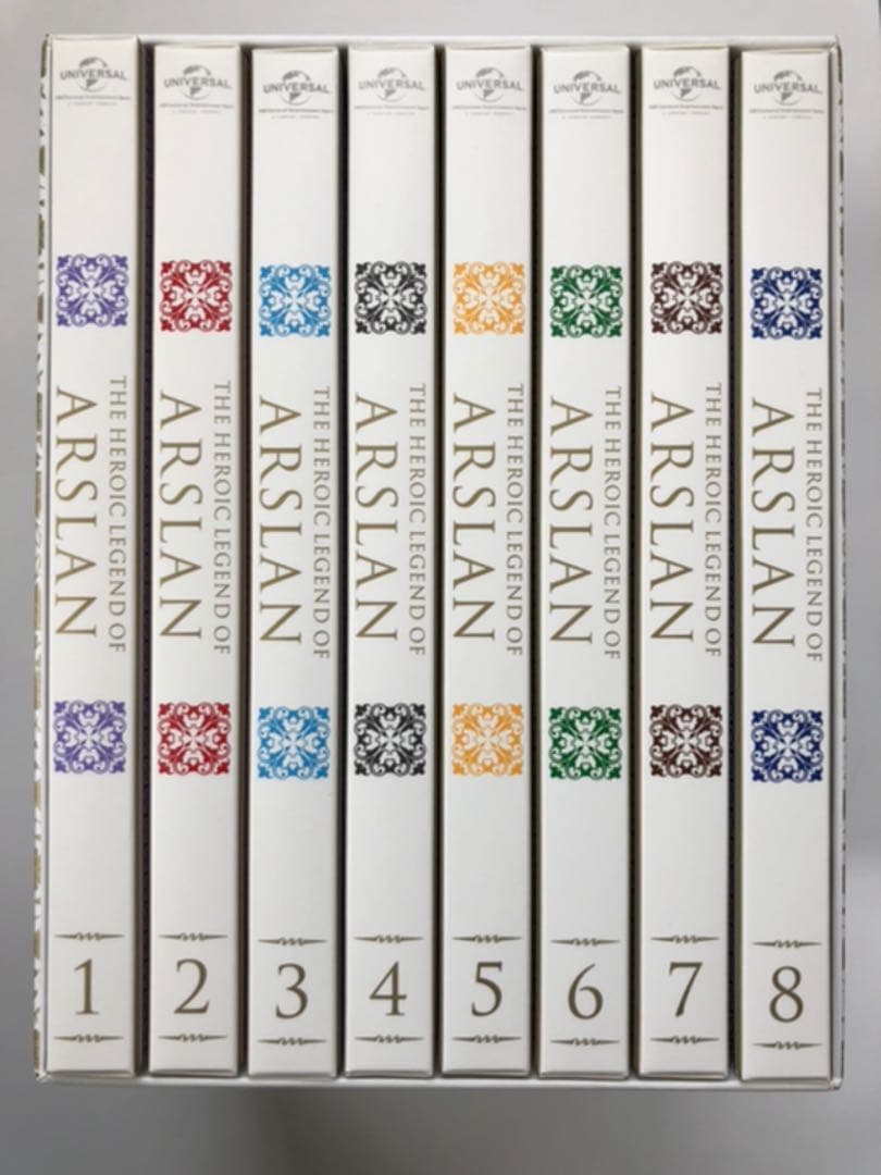 アルスラーン戦記 1～8巻〈全 初回限定生産〉DVD／ブルーレイ