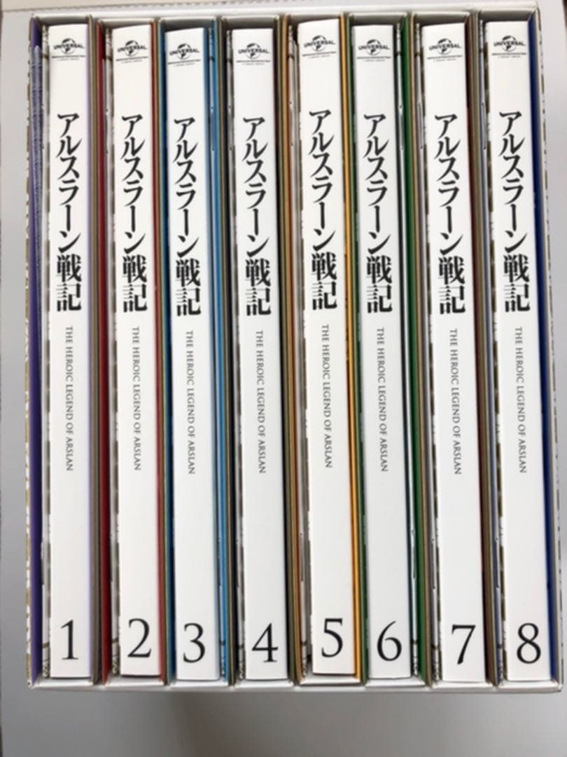 アルスラーン戦記 1～8巻〈全 初回限定生産〉DVD／ブルーレイ